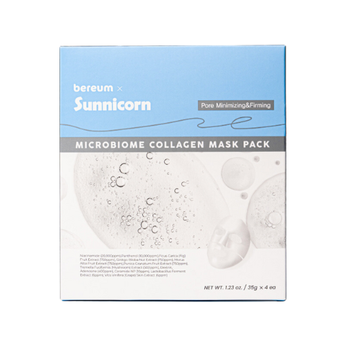 SUNNICORN Microbiome Collagen Mask Pack