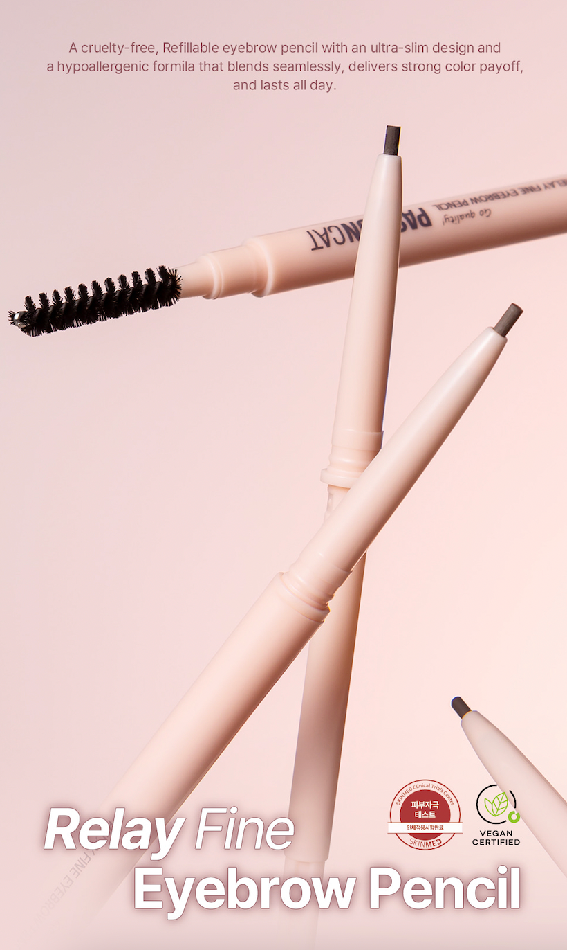 PASSION CAT Relay Fine Eyebrow Pencil (3Colors) + Refill