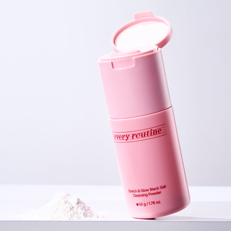 Every Routine Stretch & Glow Black Salt Cleansing Powder
