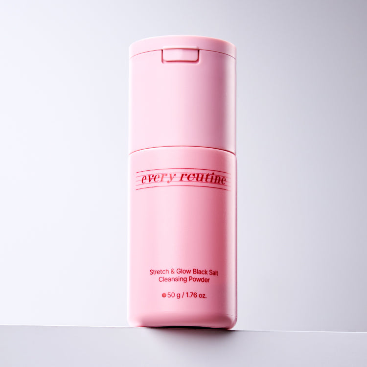 Every Routine Stretch & Glow Black Salt Cleansing Powder