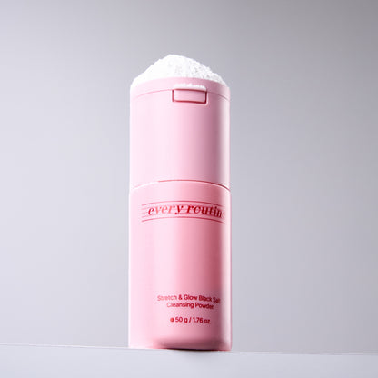Every Routine Stretch & Glow Black Salt Cleansing Powder