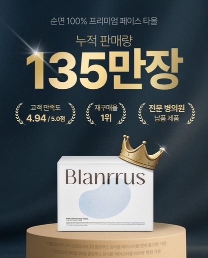 Blanrrus Pure Cotton Face Towel